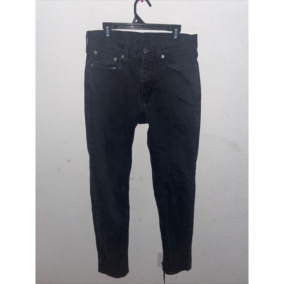 Men's Levi Strauss Signature Black Jeans - 29 x 32 Skinny - Picture 1 of 2